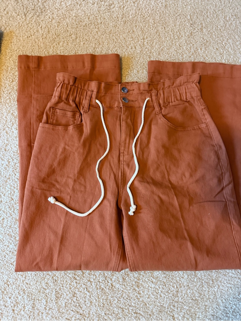 Amazon Essentials Women's Rust Drawstring pants